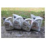 (4) CASTOL 5 QUARTS OIL CONTAINERS 20W-50  OIL