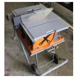 RIDGID 10" TABLE SAW & WORKNHAUL STAND