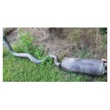 DODGE V-10 EXHAUST PIPE & MUFFLER -