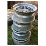 MOPAR 5 HOLE ALUMINUM RIMS FROM 1978 DODGE