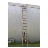 WOODEN 24FT. EXTENSION LADDER