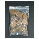 100+/- BAG OF WHEAT PENNIES
