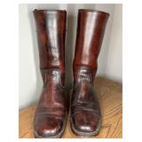 PAIR DINGO SQUARE TOE LEATHER BOOTS