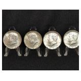 (4) 1964 JFK HALF DOLLARS