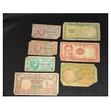 (7) PCS S VIETNAM CURRENCY & MILITARY PAYMENT CERT