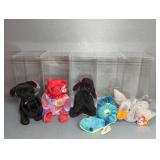 BEANIE BABIES W/CASES