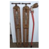 WOODWORKING CLAMPS (2), CUTTERS (1)