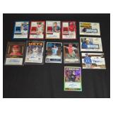 (12) AUTOGRAPH BASEBALL CARDS