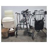 MEDICAL EQUIPMENT, CHRISTMAS WRAP STORAGE