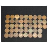 (43) INDIAN HEAD PENNIES