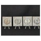 (4) WALKING LIBERTY HALF DOLLARS