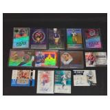 (13) AUTOGRAPHED FOOTBALL CARDS