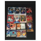 (13) BASEBALL & BASKETBALL JERSEY CARDS