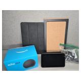 AMAZON ECHO, DASH CAMERA, MINI BULLETIN BOARD