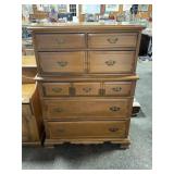 BASSETT TALL CHEST OF DRAWERS