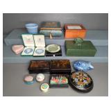 WEDGEWOOD & DECORATIVE TRINKET BOXES
