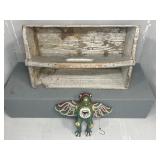 TOOL/GARDEN CADDY & HANGING FROG