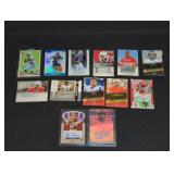 (13) AUTOGRAPH FOOTBALL CARDS