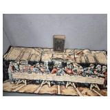 ANTIQUE BIBLE & TAPESTRY