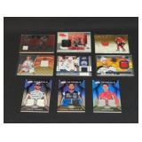 (9) JERSEY SPORTS CARDS