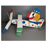CLOWN IN PLANE WHIRLIGIG