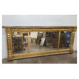 ANTIQUE GOLD GILT WALL MIRROR