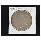 1925-S PEACE SILVER DOLLAR