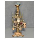 ANTIQUE BRASS SPOOL HOLDER