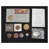 TOKENS, MEDALS, COINS