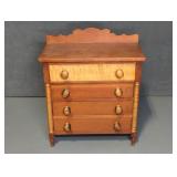 EMPIRE MINIATURE CHEST OF DRAWERS
