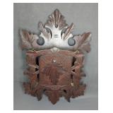 ANTQUE CARVED VICTORIAN WALL POCKET