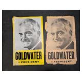 2 'GOLDWATER FOR PRESIDENT' POSTERS