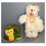 STEIFF TEDDY BEAR AND TURTLE
