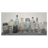 JARS AND BOTTLE ASSORTMENT