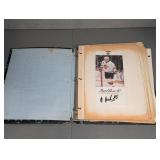 SCRAPBOOK OF SIGNED HOCKEY PICTURES