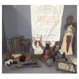 ASST. PRIMITIVE & COUNTRY COLLECTIBLES