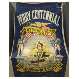 PERRY CENTENNIAL CLOTH BANNER, 35'X56.5'