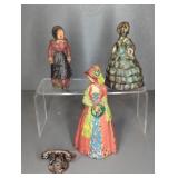 CAST IRON PIECES (4)