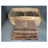 ANTIQUE BOOKS AND LEDGER