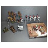 CAST IRON, LEAD & PLASTIC SOLDIER FIGURES
