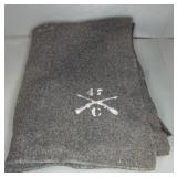 MILITARY WOOL BLANKET