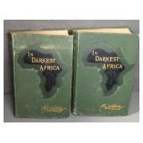 'IN DARKEST AFRICA,' HENRY M. STANLEY, 2 VOL. SET