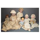 PORCELAIN BISQUE DOLLS