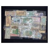 (35) PIECES OF FOREIGN CURRENCY