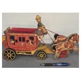 FISHER PRICE GOLD STAR STAGE COACH WAGON TOY