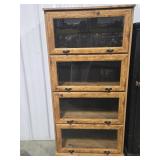 4-TIER ENCLOSED BOOKCASE, 28'X12'X60'