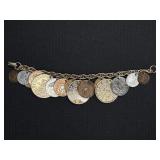 COIN CHARM BRACLET - FOREIGN