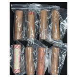 (8) ROLLS OF LINCOLN PENNIES 60'S AND 70'S