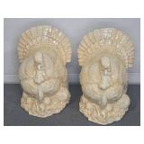 CERAMIC TURKEY TABLE DECOR