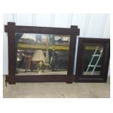 WOODEN FRAMED MIRRORS